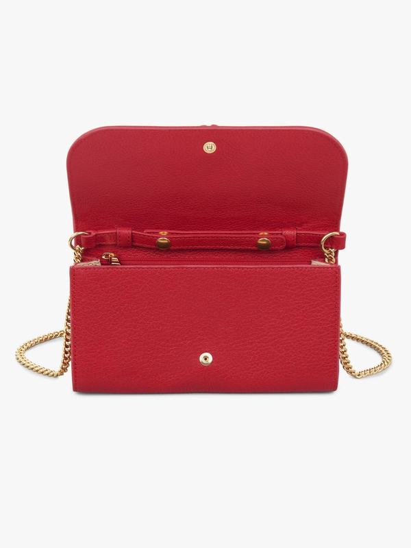 Chloé Carteras Mujer Hana Rojas Grained Goatskin KWNC23689